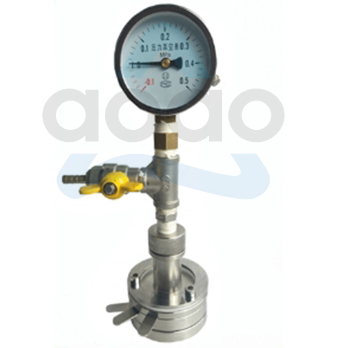 Coin Cell Three-Electrode Split Test Cell With Pressure Gauge