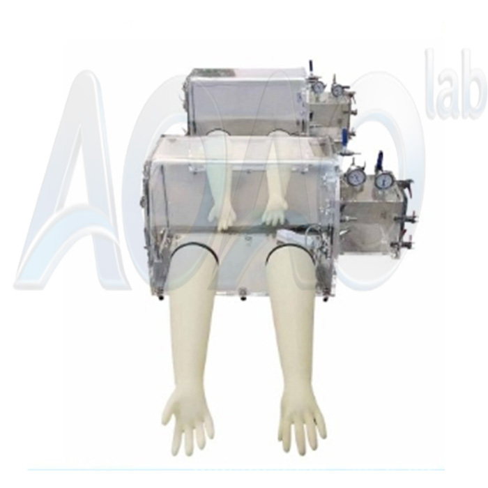 Transparent Acrylic & Plexiglass Vacuum Glove Box (35