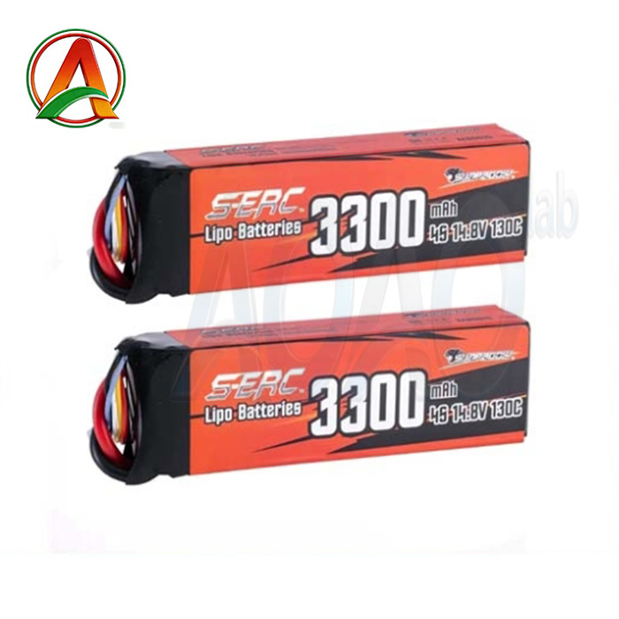 3300mAh 14.8V 4S 130C XT60 Drone FPV Quadcopter Airplane Helicopter High C Rate RC Lipo Battery Pack