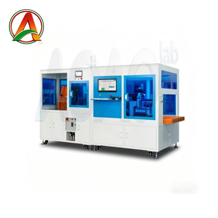 Automatic Cylindrical Cell Sorting Machine with Insulating Ring Pasting, Testing and Barcode Scanning