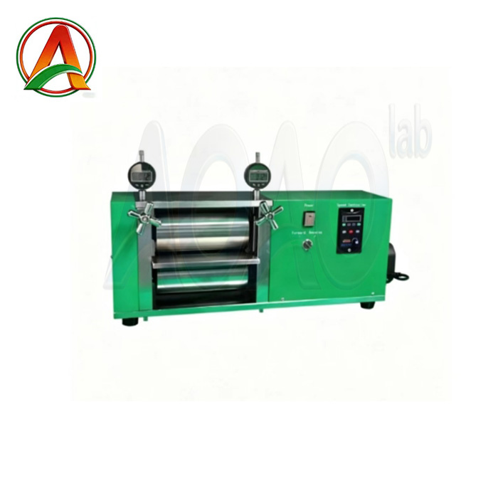 Electric Lab Roll Press Machine 100mm Width