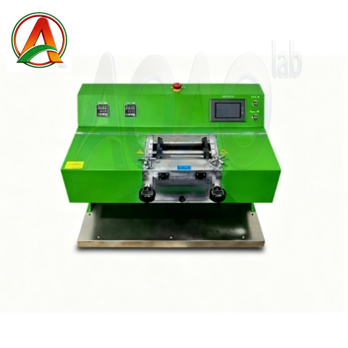 Integrated Double Servo Heating Calendering Machine for Dry Electrode Research