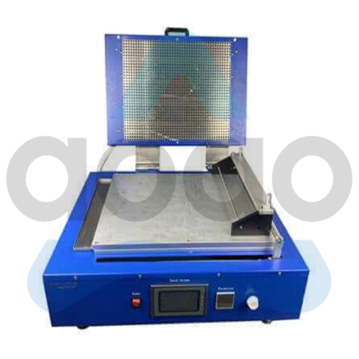 Heat Electrode Film Coater With Dryer Cover And 100-250mm Doctor Blade.jpg