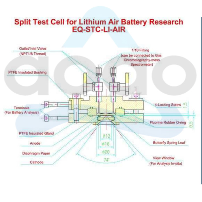 Steel Split Test Cell For Lithium Air Battery Research.jpg
