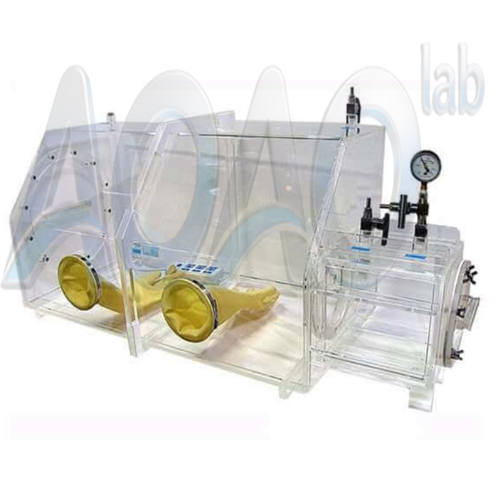 Transparent Acrylic & Plexiglass Vacuum Glove Box (35"x19"x20") with Optional Vacuum Flange & Gauge.jpg
