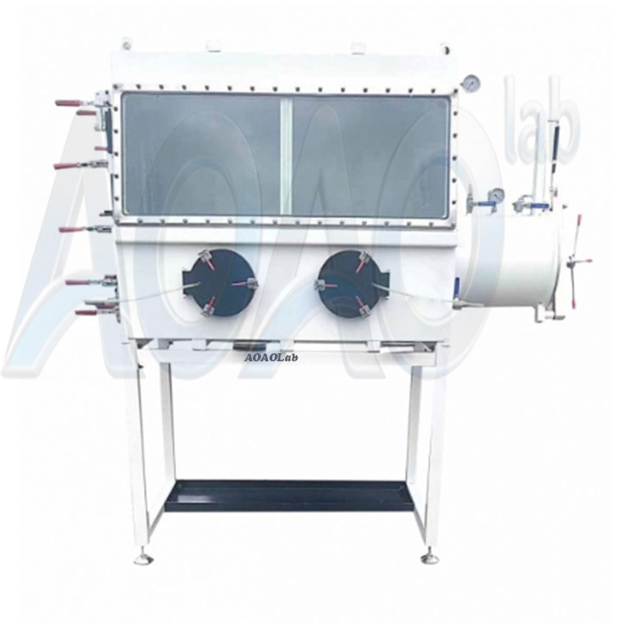 Compact Stainless Steel Vacuum Glove Box With Vacuum Flange & Gauge.jpg