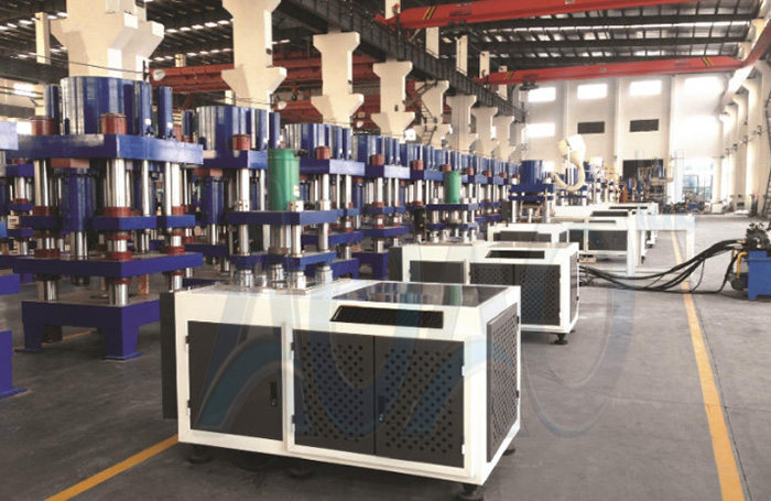 45T Four Column Hydraulic Powder Press Machine For Industrial Production.jpg