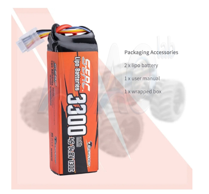 3300mAh 14.8V 4S 130C XT60 Drone FPV Quadcopter Airplane Helicopter High C Rate RC Lipo Battery Pack.jpg